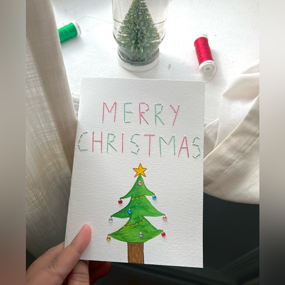Handmade Christmas greeting card, holiday gifts, Christmas gifts, Handmade gifts - Picture 1 of 4